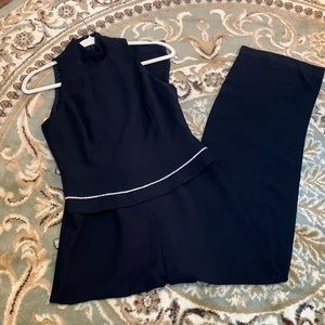 Black mock jumpsuit